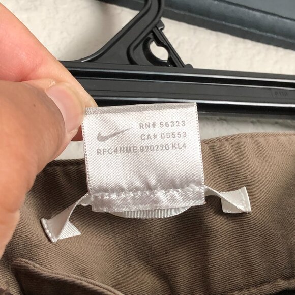 Nike Golf Dri-Fit Brown Golf Shorts Women's 4 Cotton Blend Modest Inseam Long - Picture 6 of 10